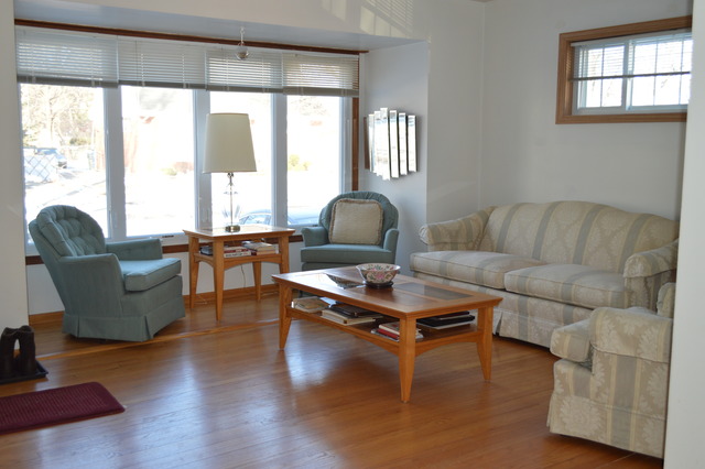 2063 Downey Road Homewood, IL 60430 - Photo 3 of 8 a living room with furniture and floor to ceiling windows