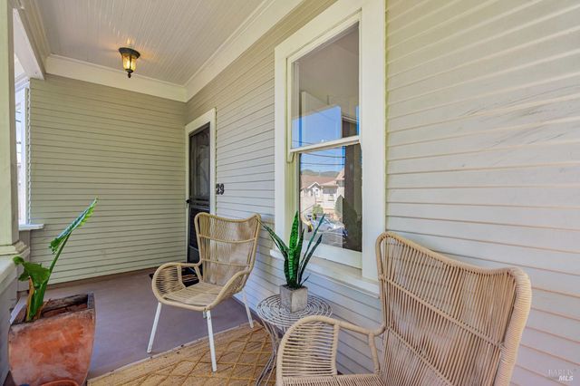 a view of balcony and patio