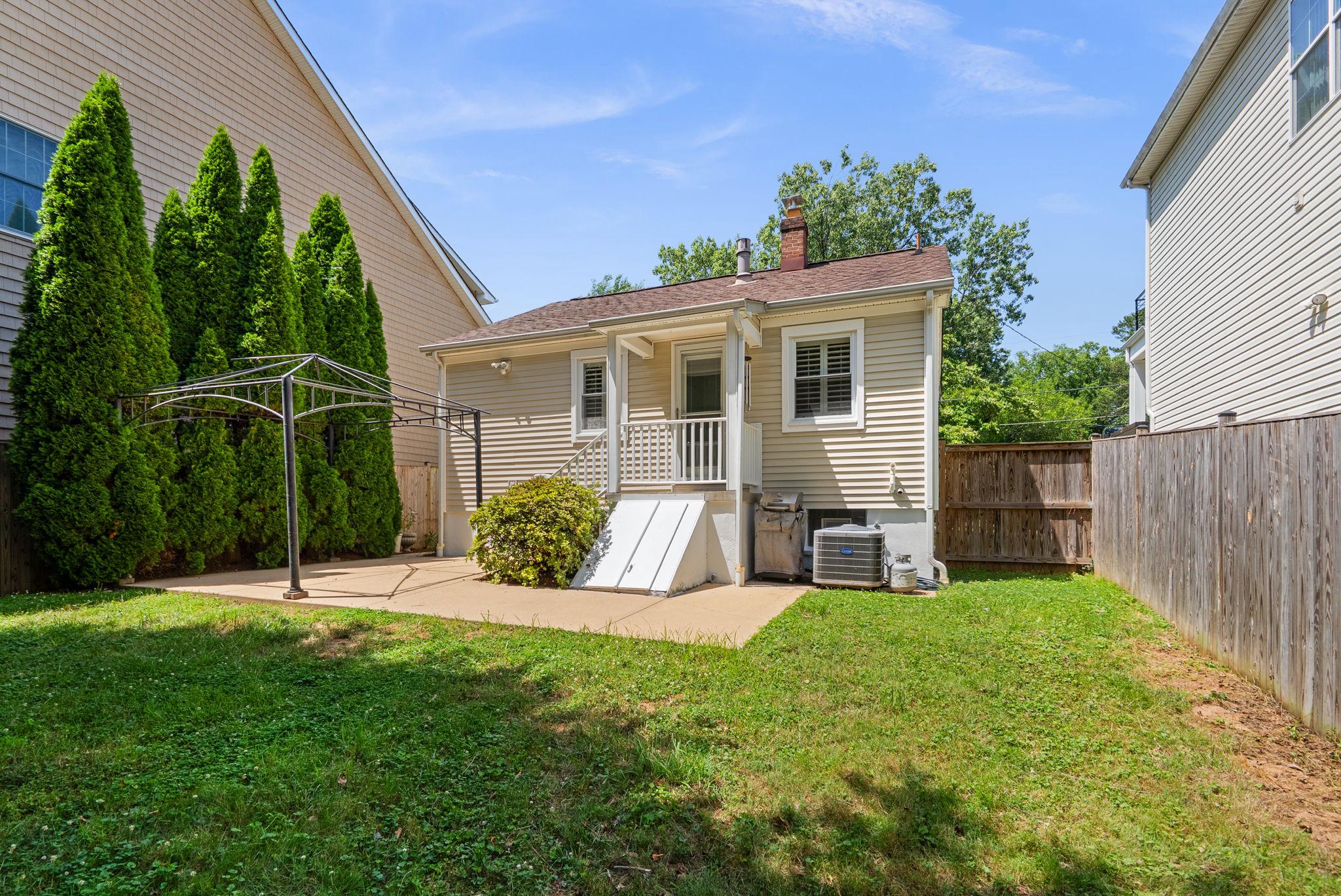 513 Park Road Rockville, MD 20850 - Photo 28 of 43 Fenced Backyard with Separate Basement Entrance