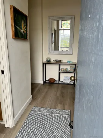 a view of a living room washer and dryer