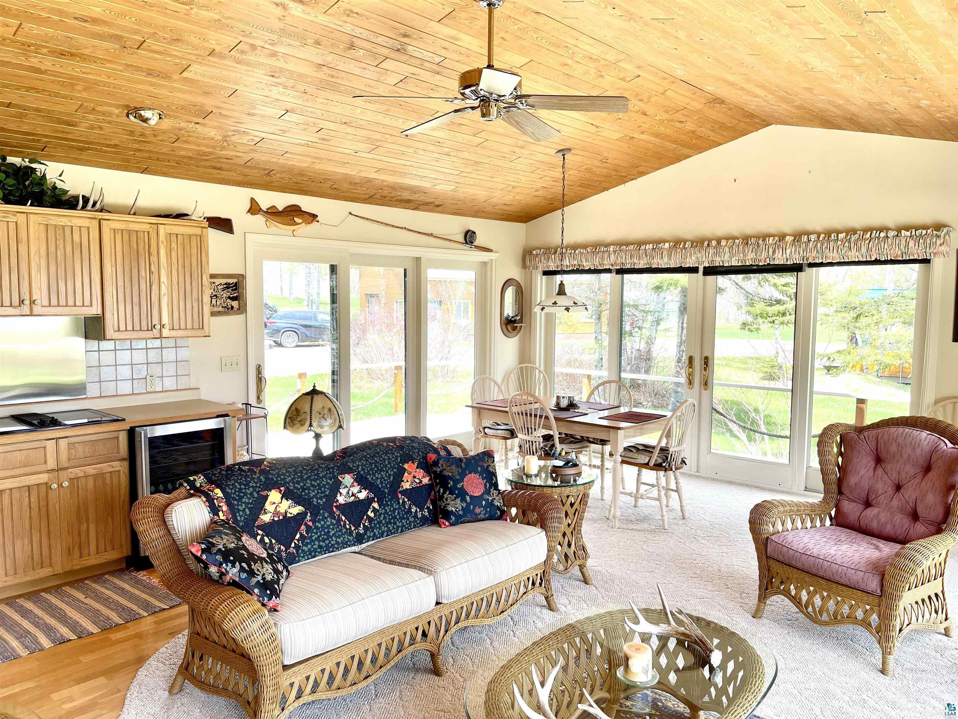 183 Cramer Road Schroeder, MN 55613 - Photo 13 of 50 Rec room patio doors to deck.