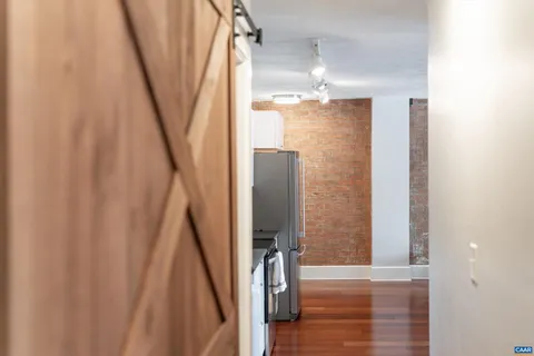 a view of a storage & utility room with washer and dryer