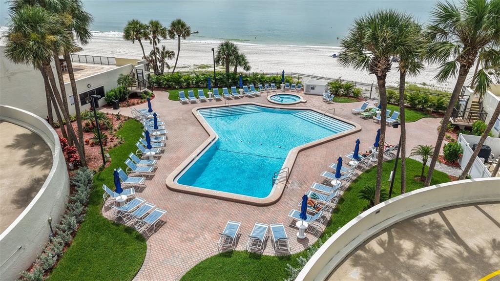 14950 Gulf Boulevard, Unit 503 Madeira Beach, FL 33708 - Photo 35 of 43 an aerial view of a house