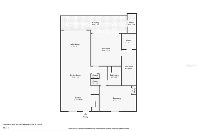 $1,290,000 | 14950 Gulf Boulevard, Unit 503, Madeira Beach, FL 33708