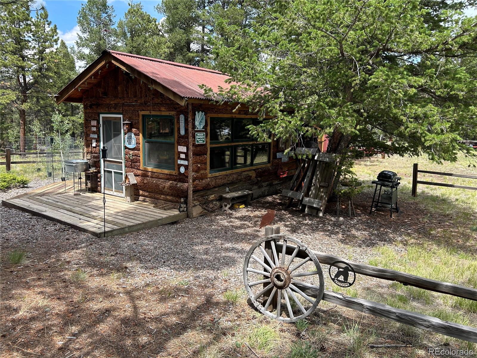 2130 Pitchfork Road Hartsel, CO 80449 - Photo 2 of 30 a view of a house with backyard