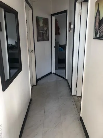 a view of a hallway with a hallway