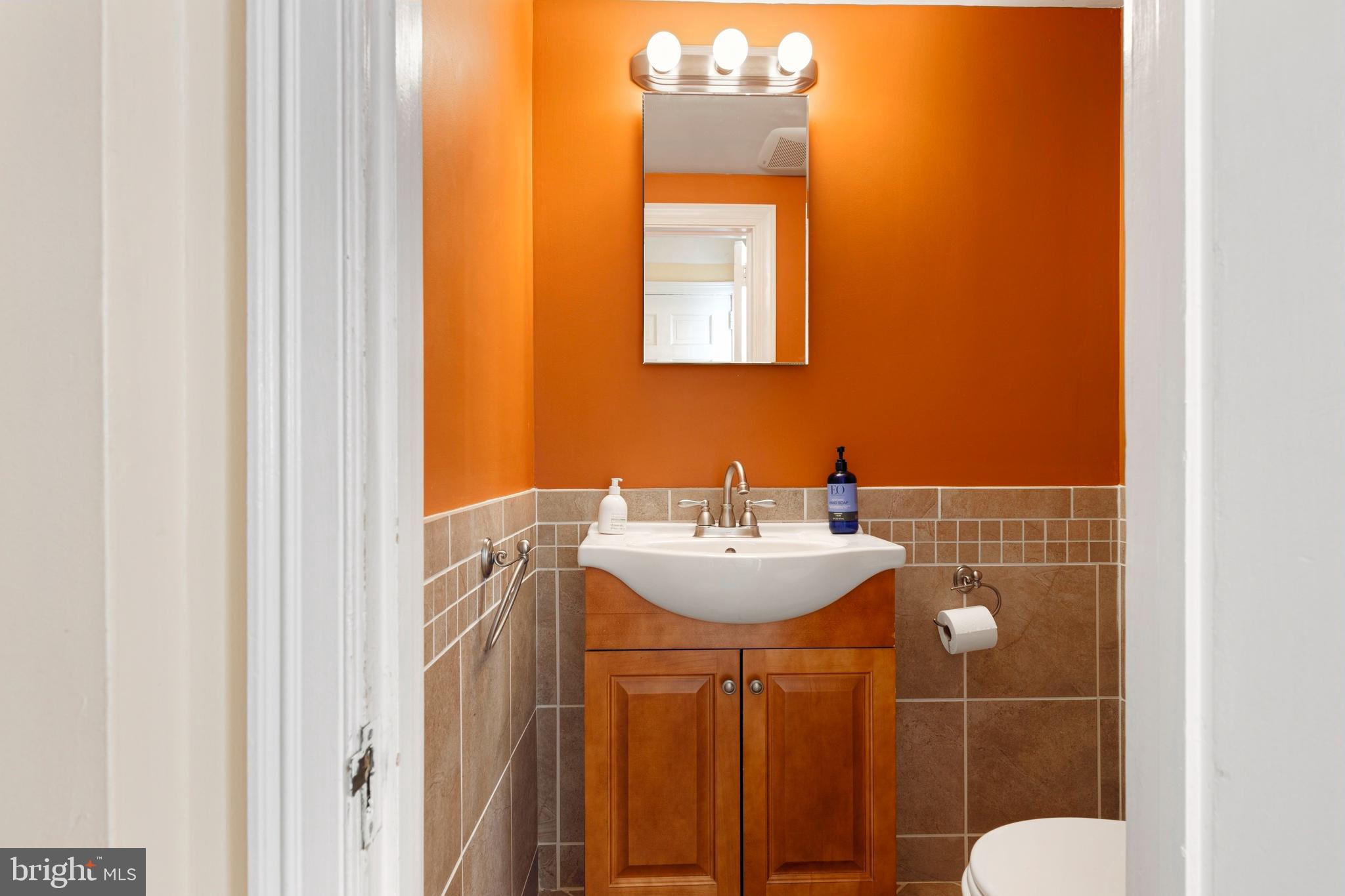5020 Dermond Road Drexel Hill, PA 19026 - Photo 20 of 39 a bathroom with a sink and a mirror