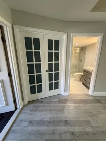 a view of front door