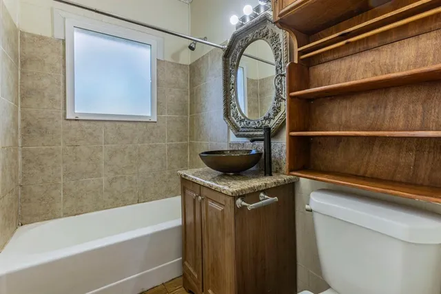a utility room with a washer and dryer