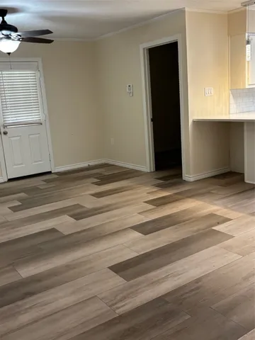 a view of a closet area