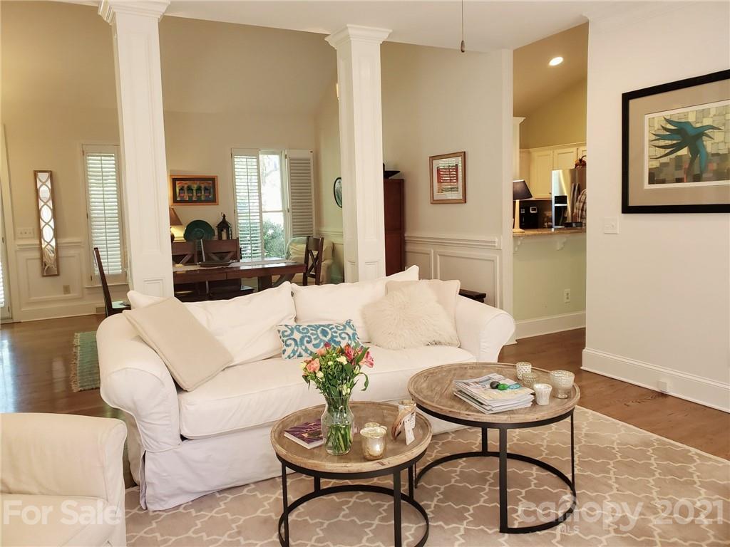 143 Morrison Hill Road Davidson, NC 28036 - Photo 5 of 17 a living room with furniture and wooden floor