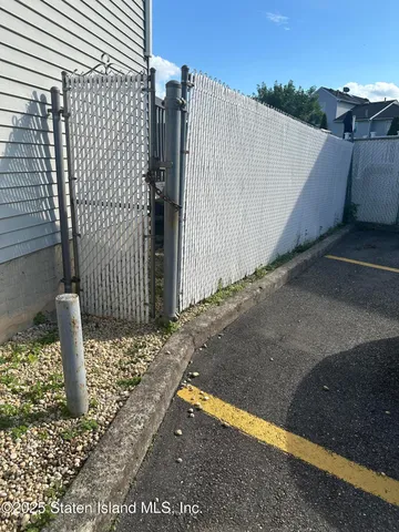 a backyard of a house