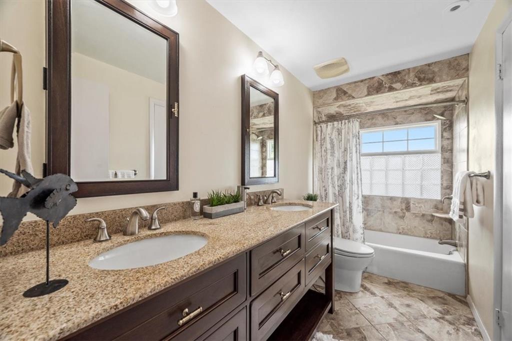 138 Stepp Road Sarver, PA 16055 - Photo 27 of 46 a bathroom with a granite countertop tub sink and mirror