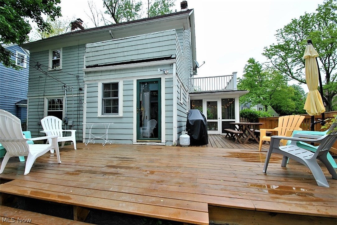 3334 Ingleside Road Shaker Heights, OH 44122 - Photo 29 of 35 Deck has lots of space; great for entertaining or just relaxing.