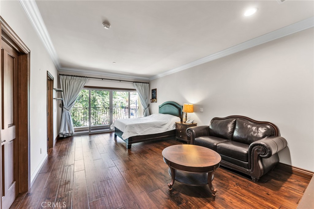 4117 Mt Baldy Road Claremont, CA 91711 - Photo 45 of 75 a living room with furniture and a wooden floor