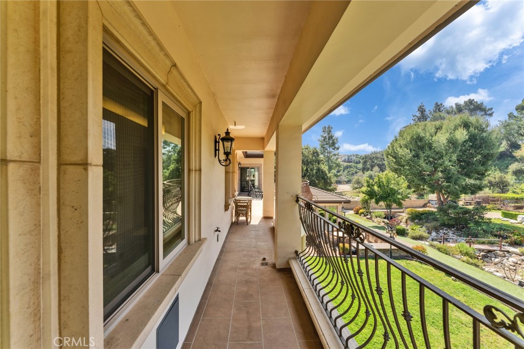 4117 Mt Baldy Road Claremont, CA 91711 - Photo 49 of 75 a view of balcony with wooden floor