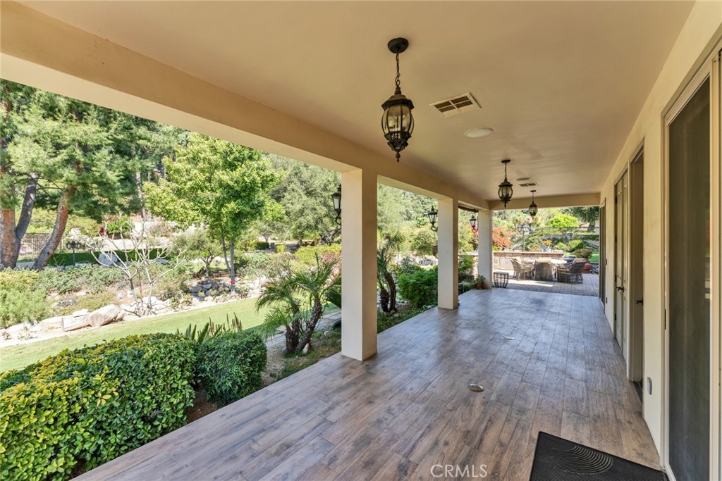 4117 Mt Baldy Road Claremont, CA 91711 - Photo 56 of 75 a view of a porch and hardwood floor