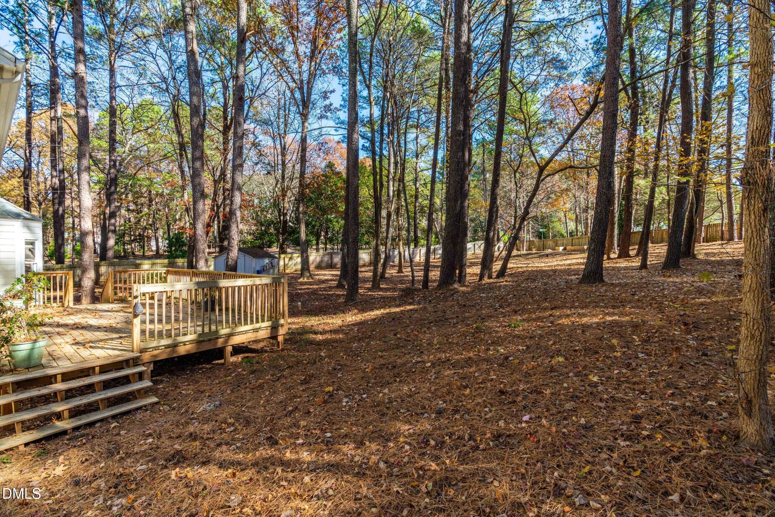 10716 Marthas Way Raleigh, NC 27615 - Photo 27 of 32 a view of outdoor space with deck