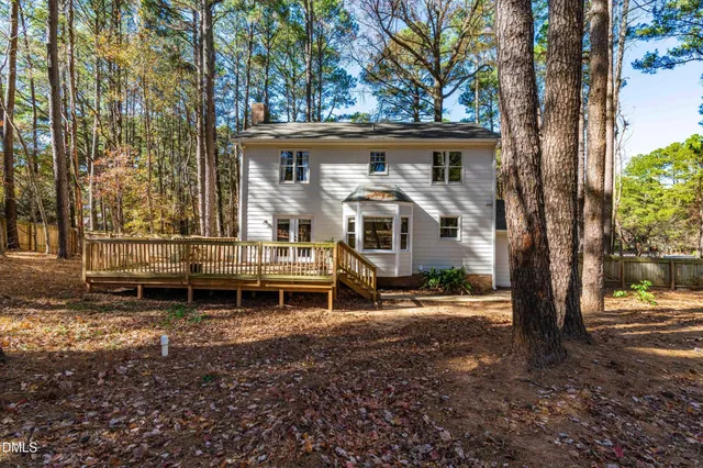 a view of park space with trees