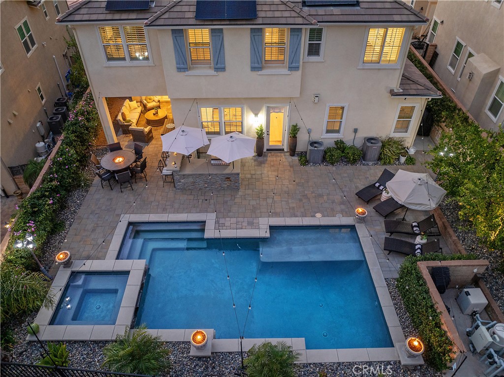 26464 Township Street Saugus, CA 91350 - Photo 5 of 74 an aerial view of a house with garden space and street view