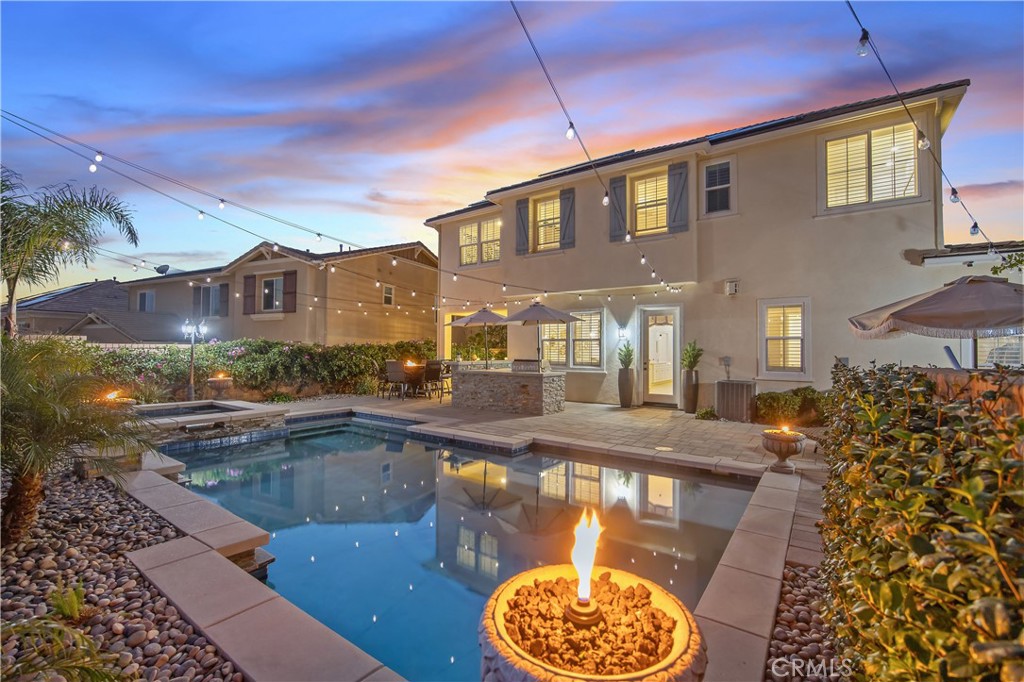 26464 Township Street Saugus, CA 91350 - Photo 61 of 74 a view of a house with a swimming pool