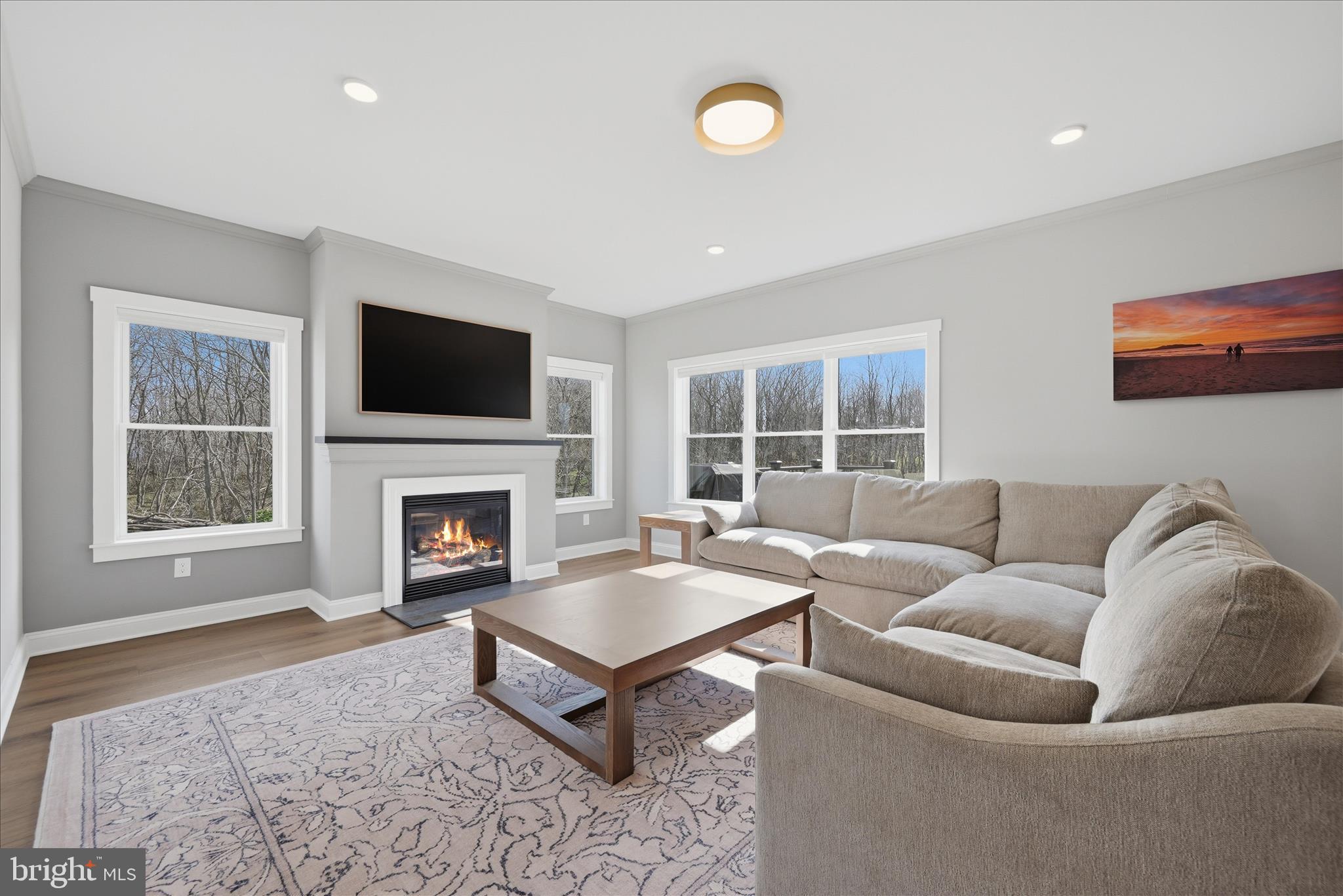 1434 Cloverdale Road Charles Town, WV 25414 - Photo 16 of 63 Light filled living room with gas fireplace