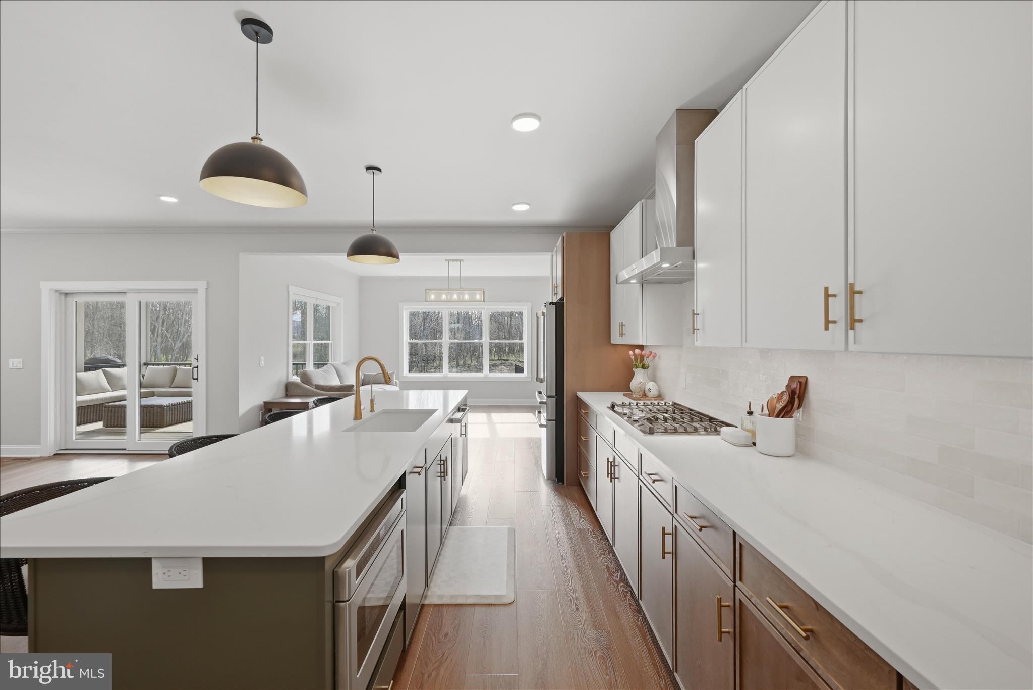 1434 Cloverdale Road Charles Town, WV 25414 - Photo 23 of 63 Gas cooktop, built in microwave in island