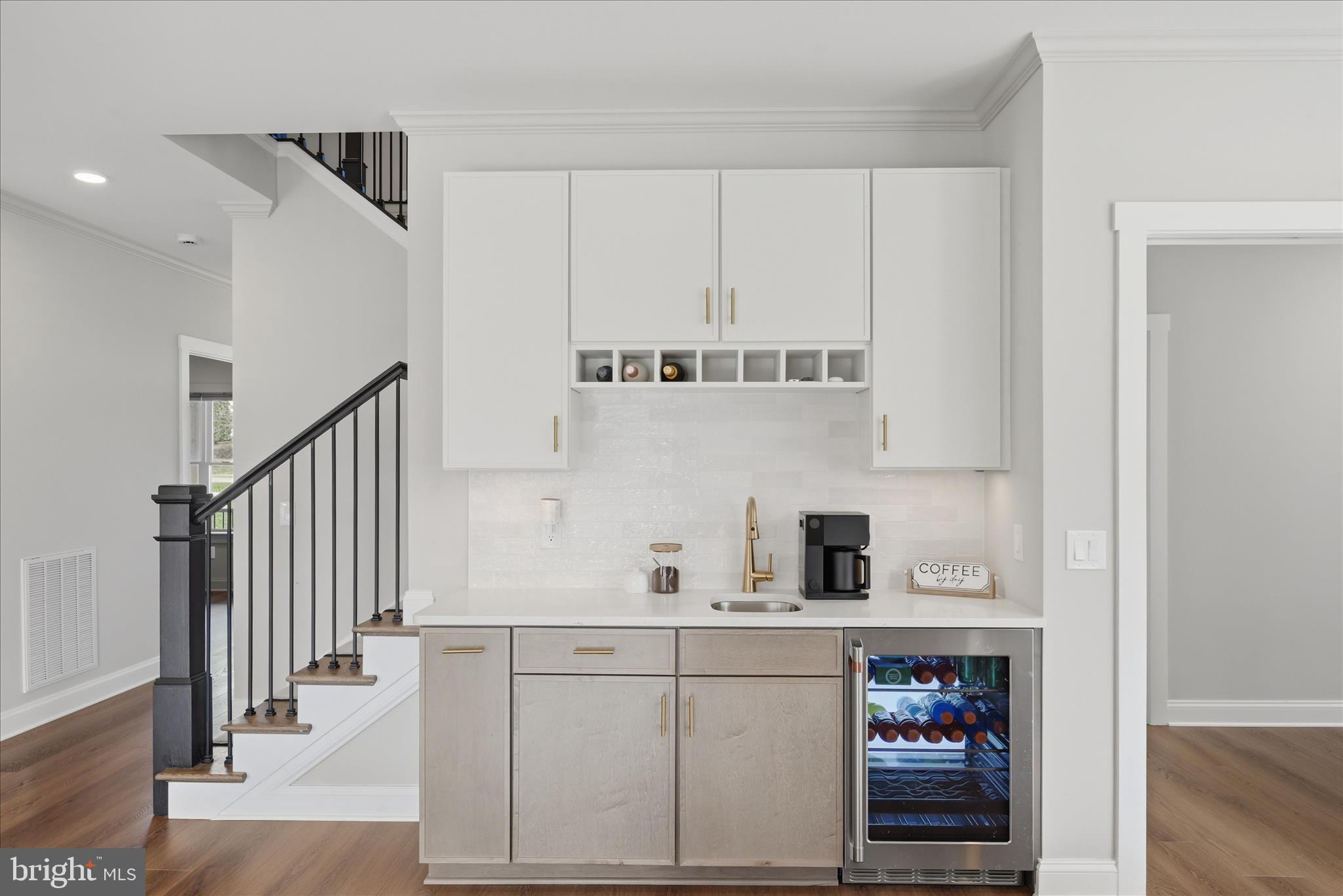 1434 Cloverdale Road Charles Town, WV 25414 - Photo 29 of 63 Wet Bar with beverage refrigerator
