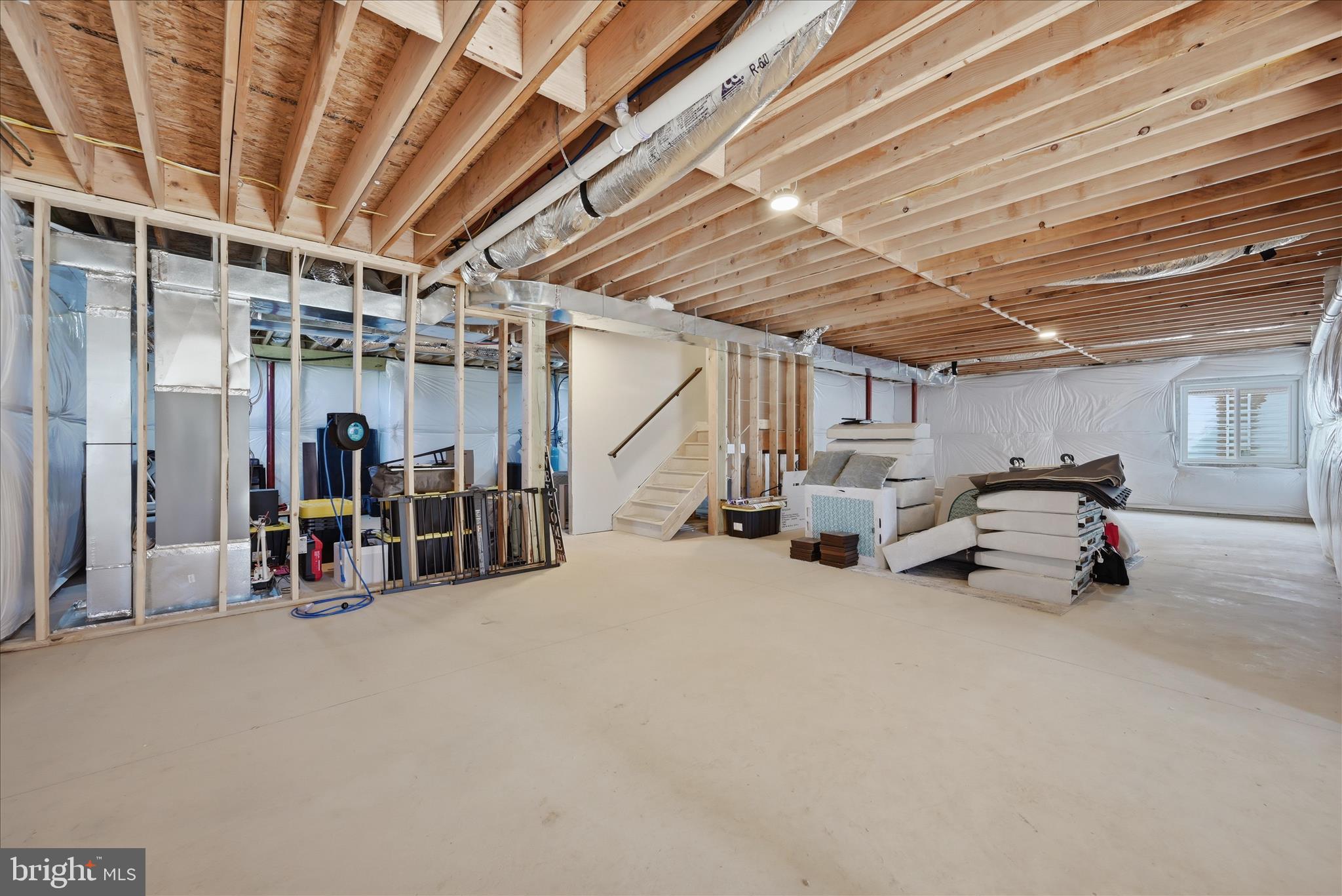 1434 Cloverdale Road Charles Town, WV 25414 - Photo 46 of 63 Unfinished lower, plumbed for a bath with egress