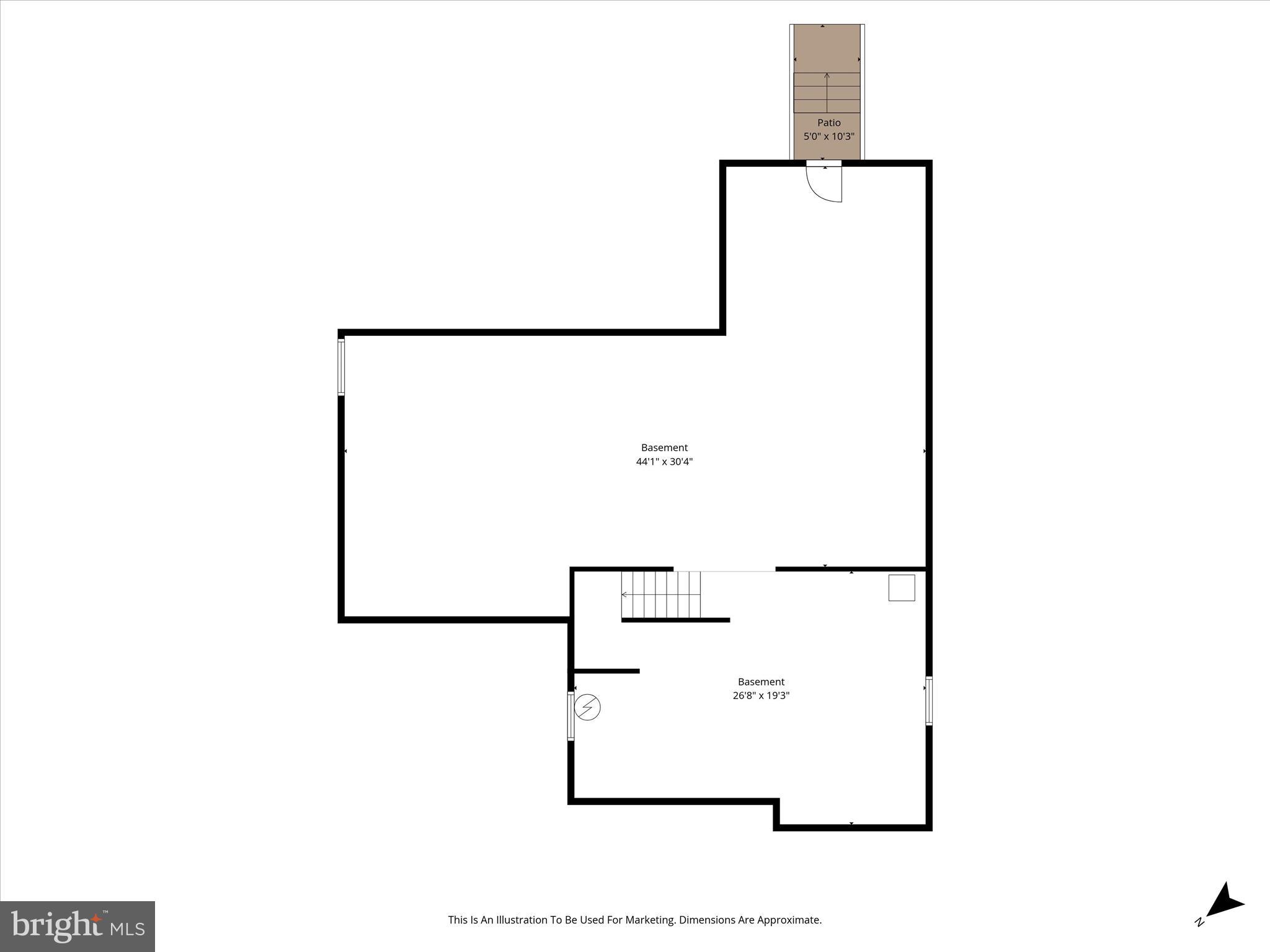 1434 Cloverdale Road Charles Town, WV 25414 - Photo 61 of 63 Lower level floorplan