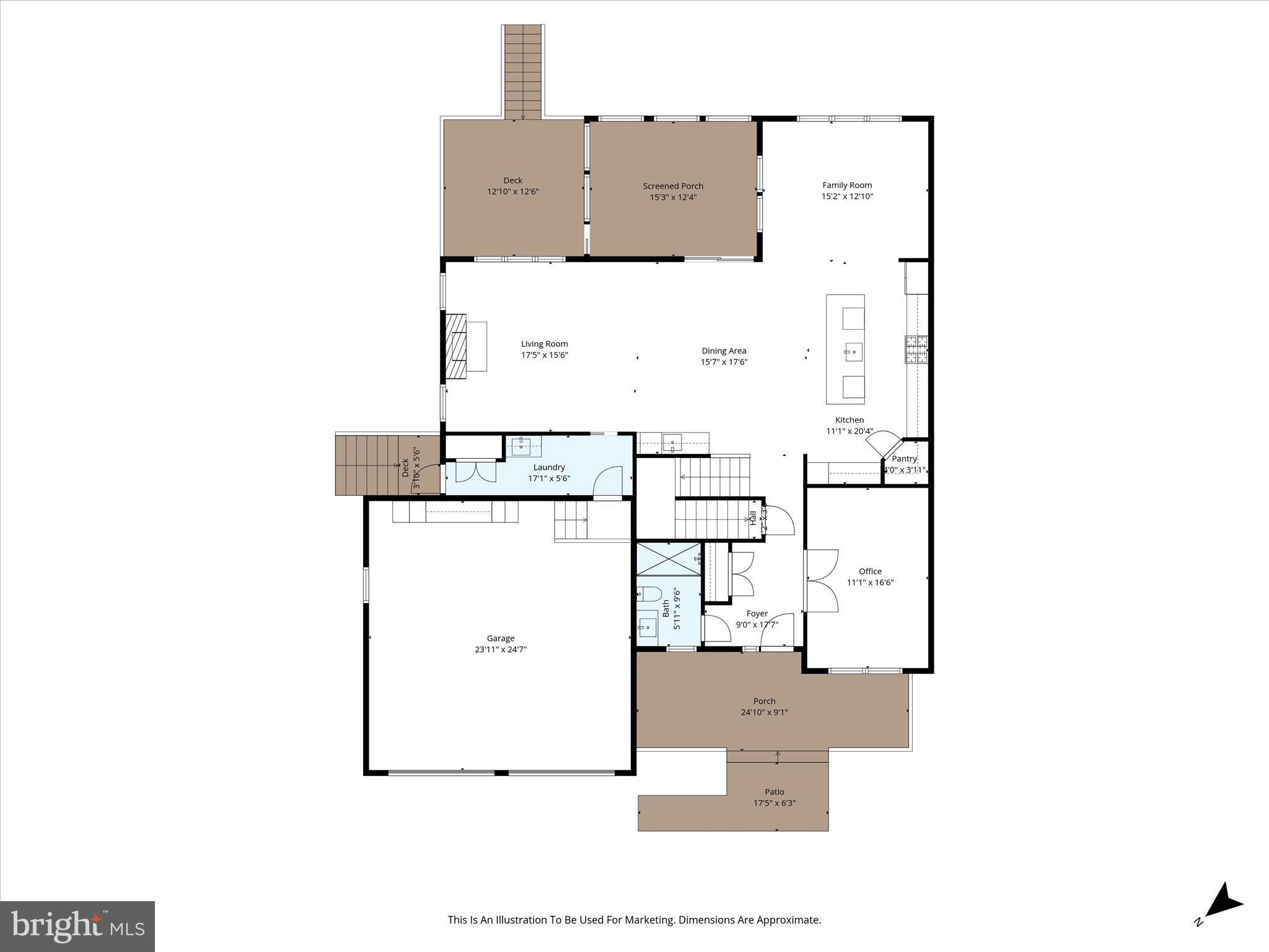 1434 Cloverdale Road Charles Town, WV 25414 - Photo 62 of 63 Main Level floorplan
