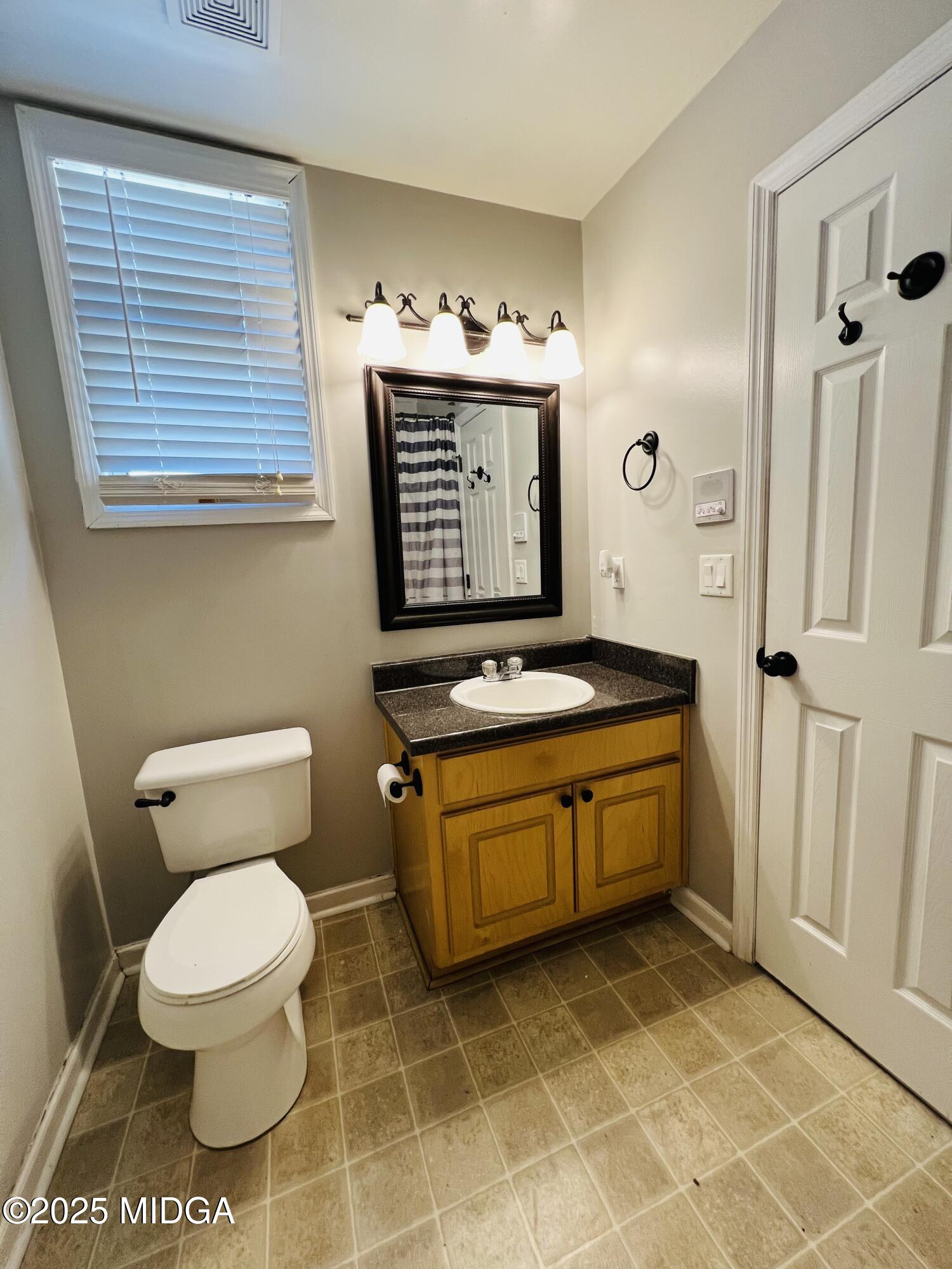 231 Red Berry Road Jackson, GA 30233 - Photo 12 of 23 a bathroom with a toilet sink and mirror