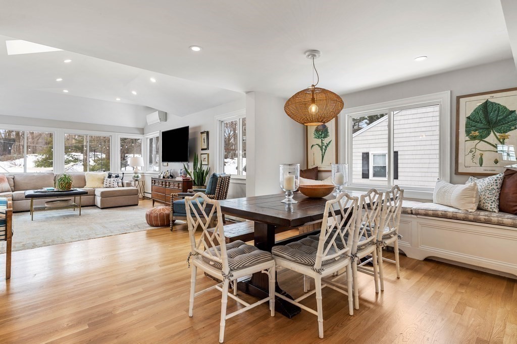91 Valley Road Milton, MA 02186 - Photo 12 of 29 a view of a dining room with furniture window and wooden floor
