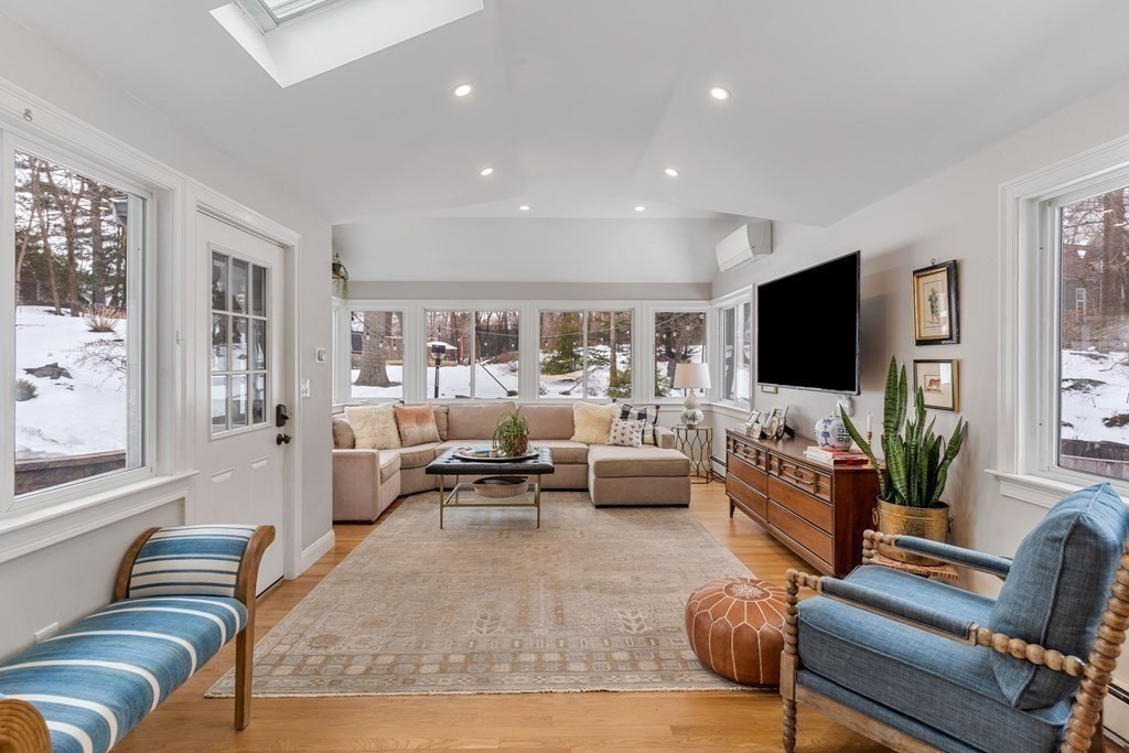 91 Valley Road Milton, MA 02186 - Photo 14 of 29 a living room with furniture and a flat screen tv