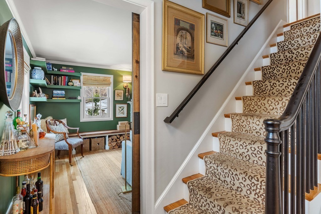 91 Valley Road Milton, MA 02186 - Photo 3 of 29 a view of entryway with livingroom and furniture
