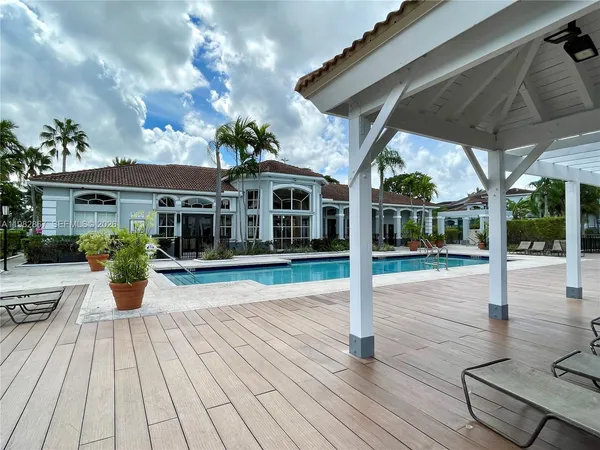 a view of a house with wooden floor