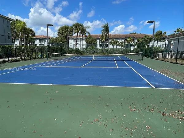 a view of a tennis court