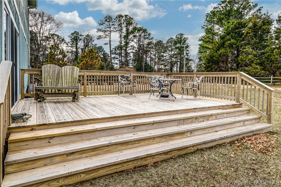 256 Fleet Road Heathsville, VA 22473 - Photo 39 of 46 One of two decks