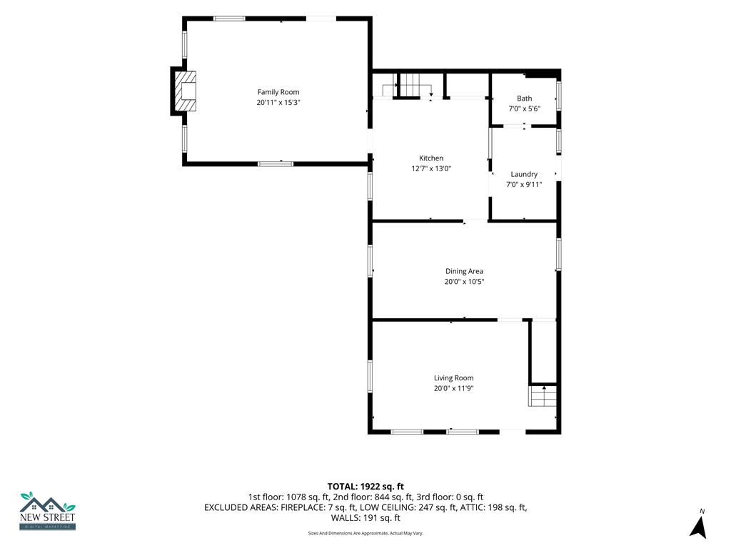 765 East Macada Road Bethlehem, PA 18017 - Photo 46 of 46 Visualize your future home with this detailed floor plan showcasing a spacious layout and functional flow.