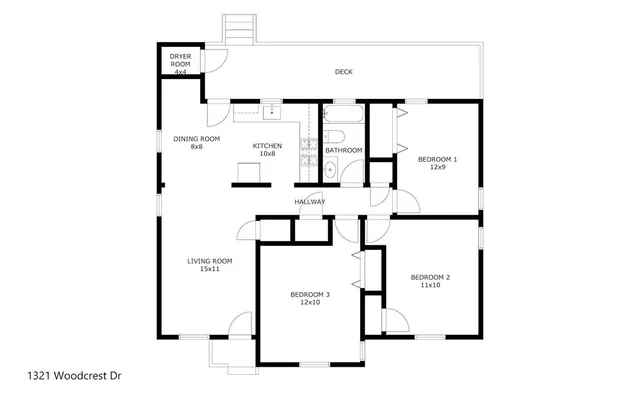 $1,600 | 1321 Woodcrest Drive, Mesquite, TX 75149