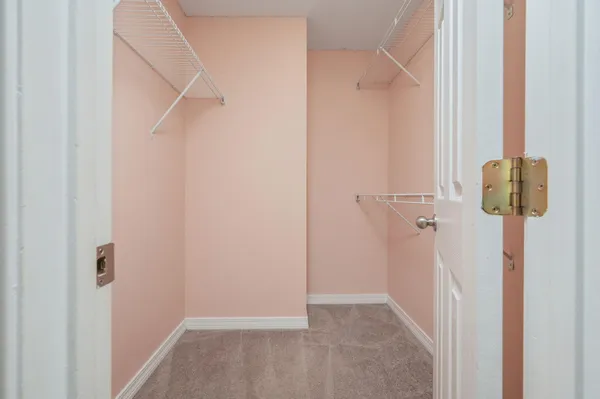 a view of walk in closet