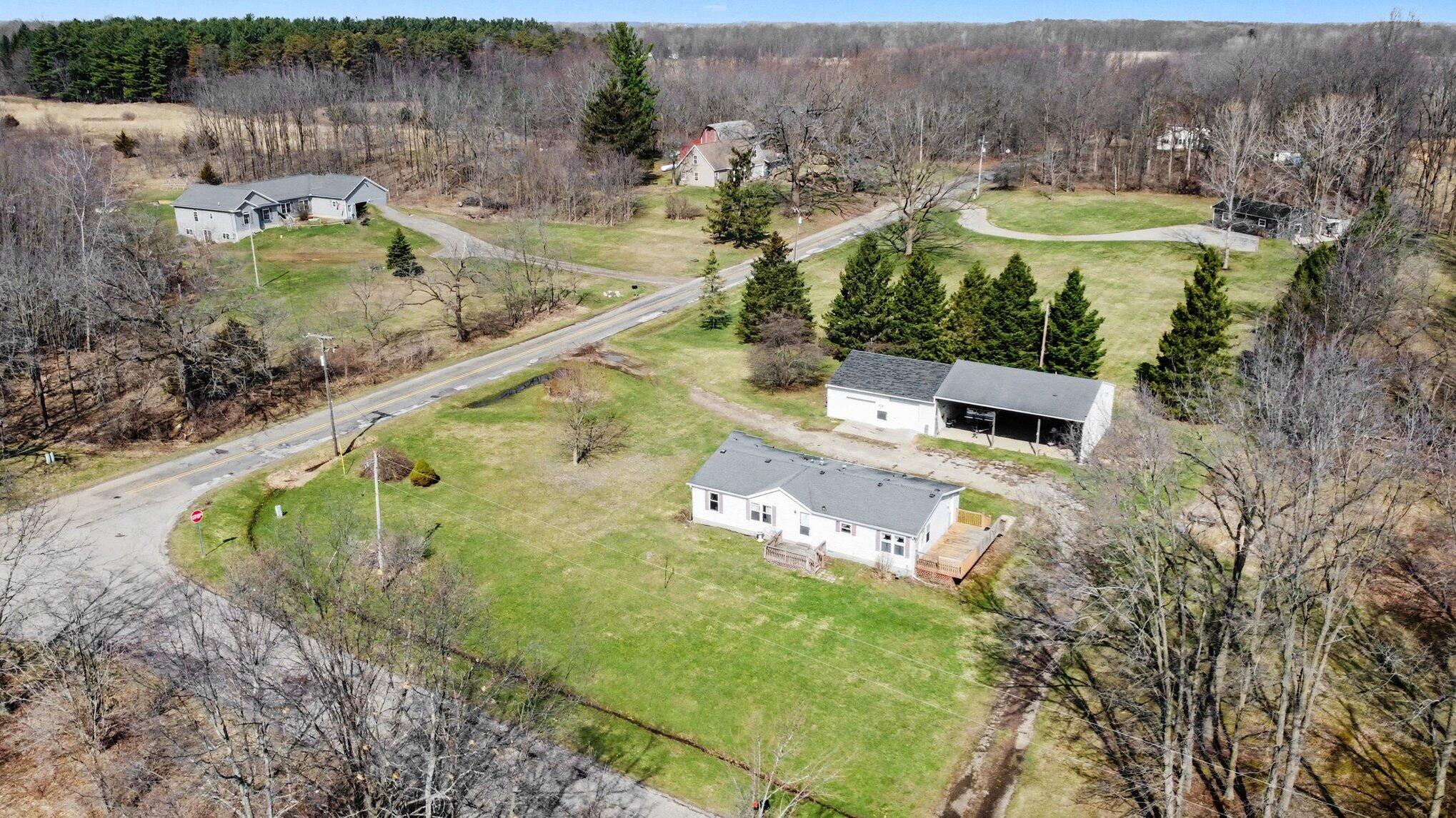 21502 26 Mile Road Olivet, MI 49076 - Photo 27 of 29 Aerial 21502 26 Mile Rd