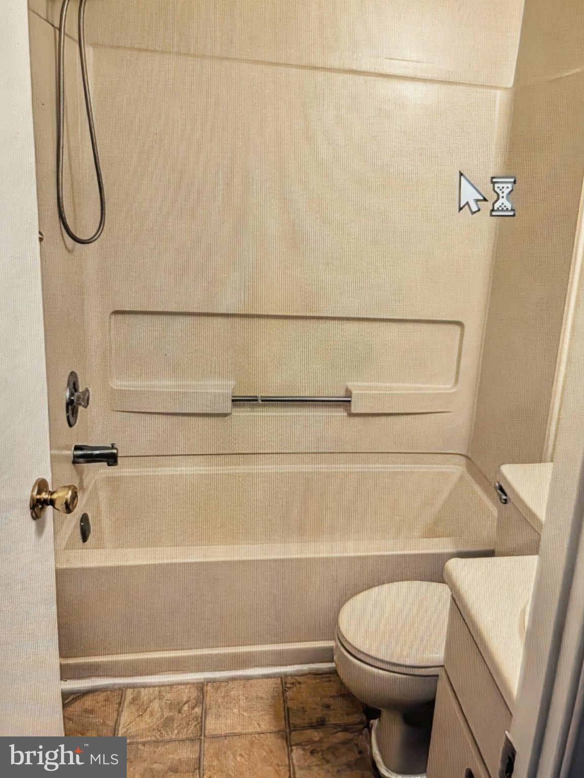 1204 Huntingdon Mews Clementon, NJ 08021 - Photo 5 of 10 a bathroom with a toilet and a shower