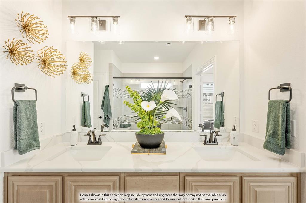 2014 Dundalk Lane Forney, TX 75126 - Photo 22 of 38 a bathroom with a sink and a mirror