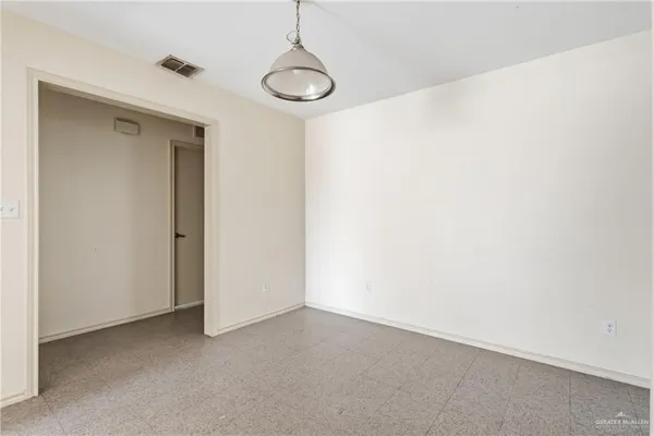 a view of empty room