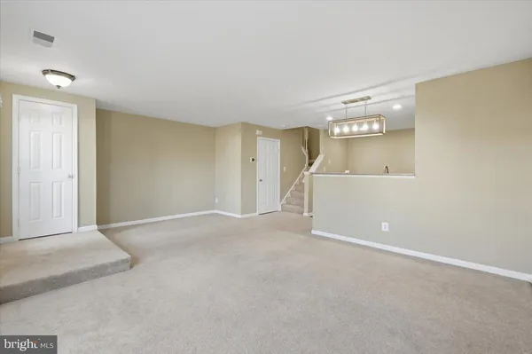 a view of empty room