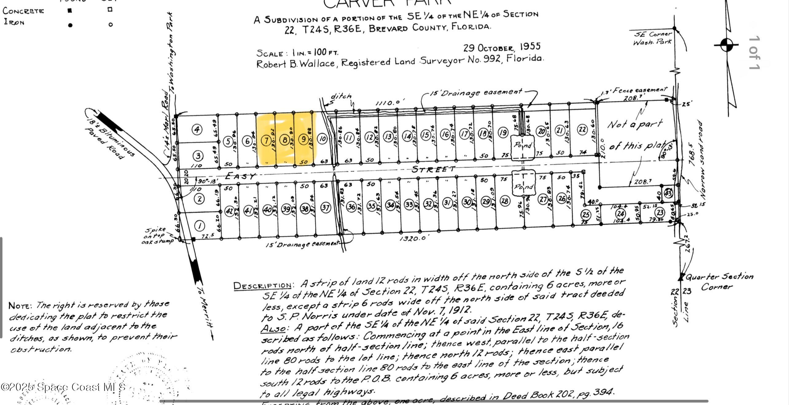 580 Easy Street Merritt Island, FL 32953 - Photo 7 of 7 a picture of a floor plan