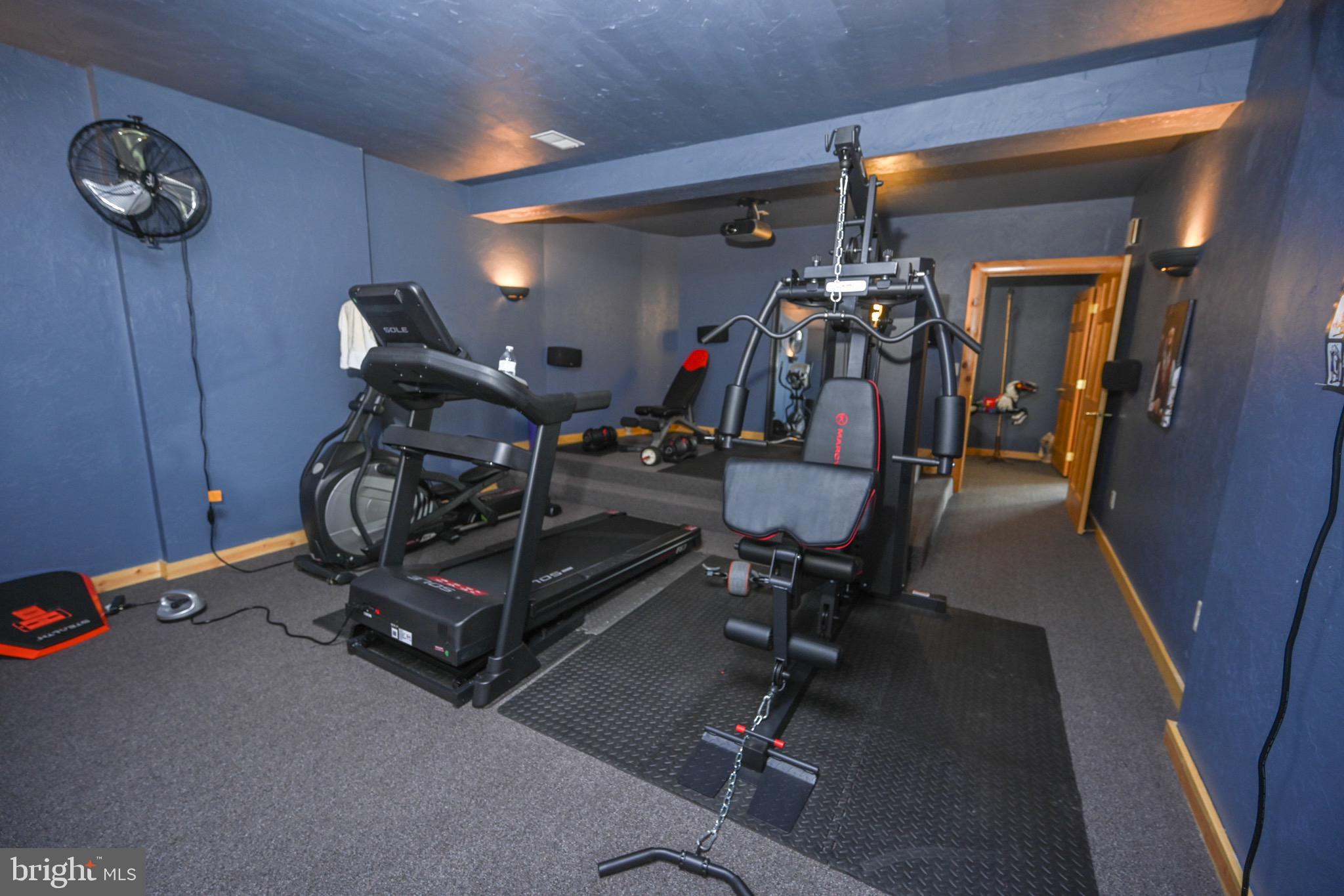 2325 Accident Friendsville Road Accident, MD 21520 - Photo 78 of 107 a view of a room with gym equipment