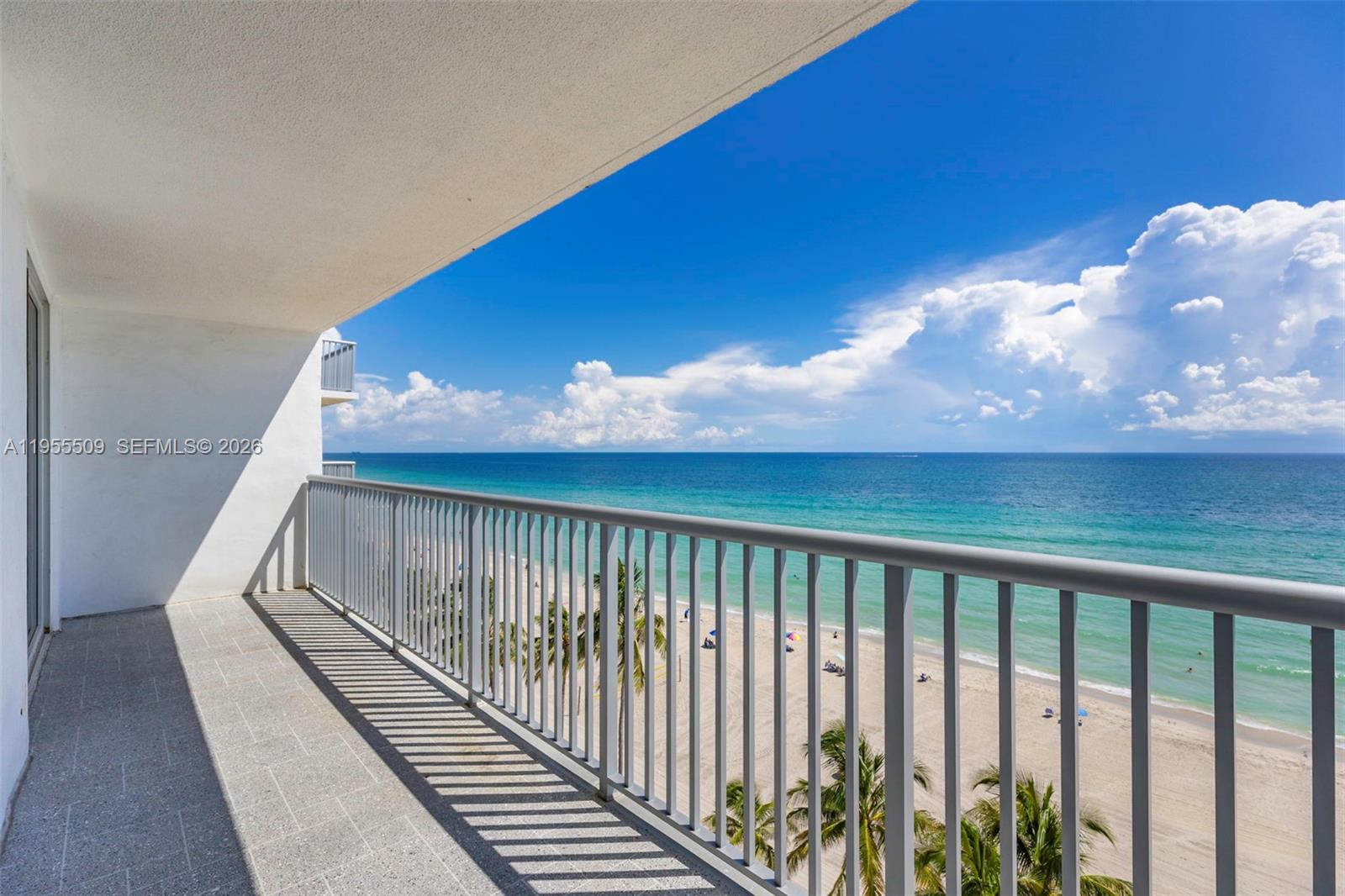 400 North Surf Road, Unit 903 Hollywood, FL 33019 - Photo 17 of 36 a view of balcony with wooden floor