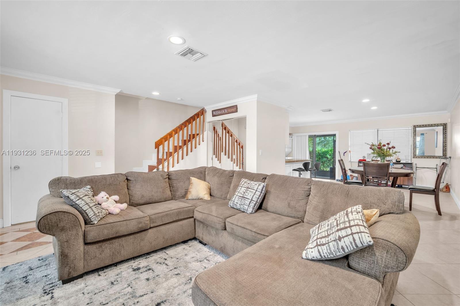 3370 Beau Rivage Drive, Unit 3N Pompano Beach, FL 33064 - Photo 11 of 38 a living room with furniture and a couch